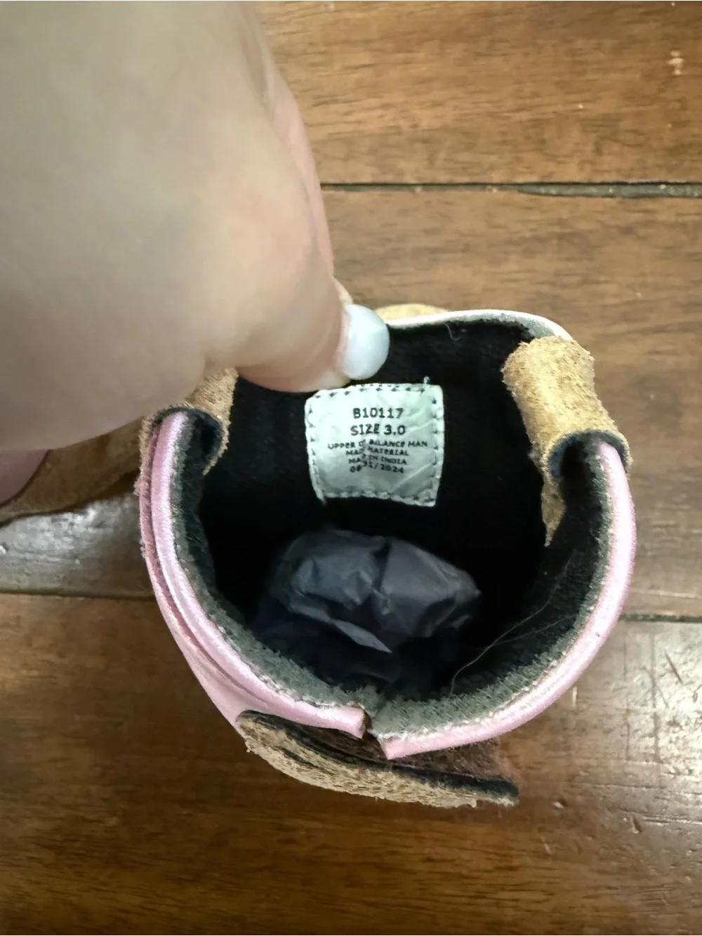 Boot Barn Toddler Girl Pink and Tan Star Western Boots